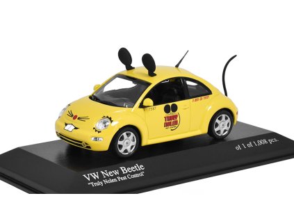390343 volkswagen new beetle 1998 truly nolen 1 43 minichamps