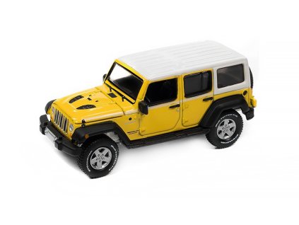 390433 jeep jk wrangler rubicon chief edition 2017 zluta 1 64 auto world