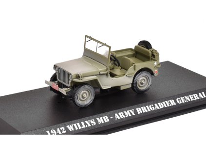 391045 jeep willys mb open 1942 army brigadier general mash 1 43 greenlight