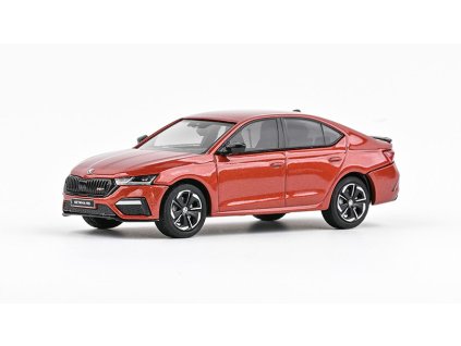 392362 skoda octavia iv rs 2020 cervena cinnamon metaliza 1 43 abrex