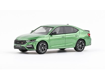 392812 skoda octavia iv rs 2020 zelena cosmic metaliza 1 43 abrex