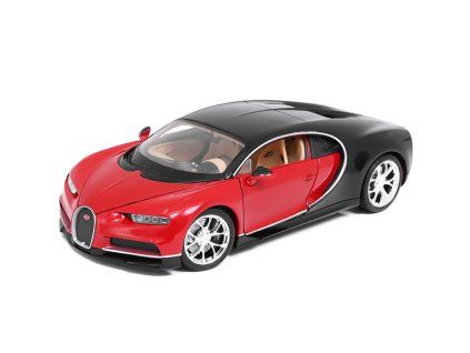 393637 bugatti chiron 2016 cervena cerna 1 24 welly