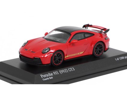 394423 porsche 911 992 gt3 cervena 1 64 minichamps