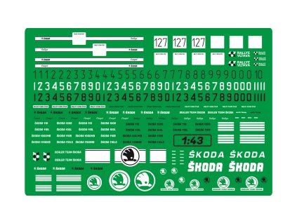 397450 obtisky na modely skoda rallye vltava cssr 1 43