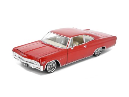 398482 chevrolet impala ss 396 1965 cervena 1 24 welly