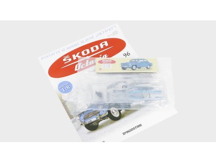 Škoda Octavia 1959 18 časopis #96 se stavebnicí