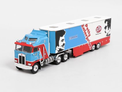 399982 4 kenworth k100 zavodni transporter richard petty stp racing 1 87 brekina