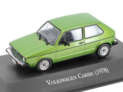 Volkswagen Caribe 1978 zelená 143 Edicola časopis s modelem (2)