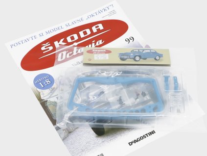 Škoda Octavia 1959 18 časopis #99 se stavebnicí