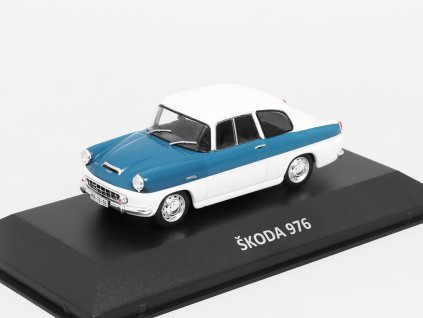 Škoda 976 1956 143 Kaleidoskop slavných vozů časopis s modelem #80 (2)