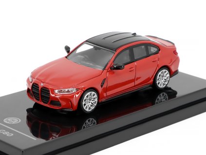 BMW M3 G80 2020 červená RHD 164 PARAGON Models (3)