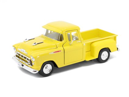 Chevrolet 3100 Stepside Pick up 1957 žlutá 124 MOTORMAX (3)