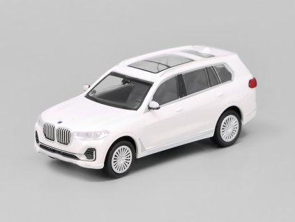 BMW X7 2019 bílá 187 Minichamps (3)