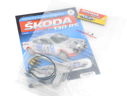Škoda 130 RS 18 časopis #9 se stavebnicí
