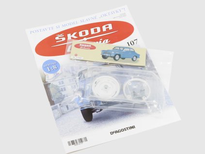 Škoda Octavia 1959 18 časopis #107 se stavebnicí