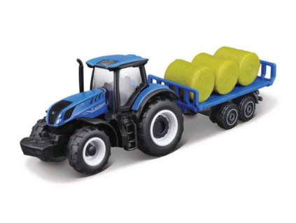 New Holland Traktor s Přívěsem 164 Maisto (2)