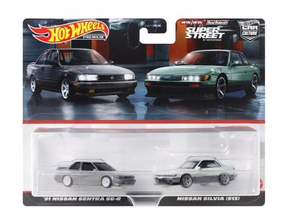 Sada Nissan Sentra SE R + Nissan Silvia S13 164 Hot Wheels (1)