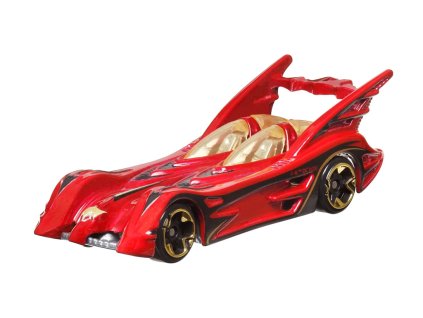 Batmobile červený Hot Wheels (1)
