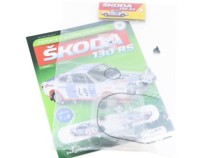 Škoda 130 RS 18 časopis #11 se stavebnicí