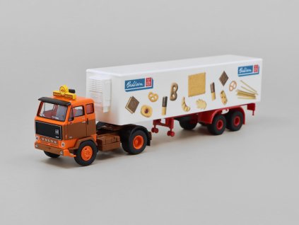 Volvo F 89 Case Trailer Bahlsen 187 Brekina (2)