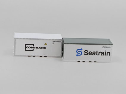 Sada kontejnerů Contrans a Seatrain 2 ks 187 Wiking (2)