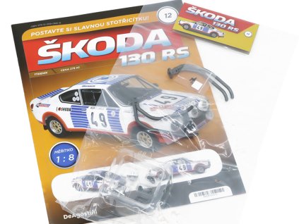 Škoda 130 RS 18 časopis #12 se stavebnicí