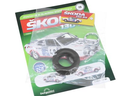 Škoda 130 RS 18 časopis #15 se stavebnicí
