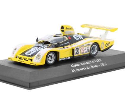 Alpine Renault A 442B #2 24 Heures du Mans Pironi Jaussaud 1937 143 Atlas časopis s modelem (2)