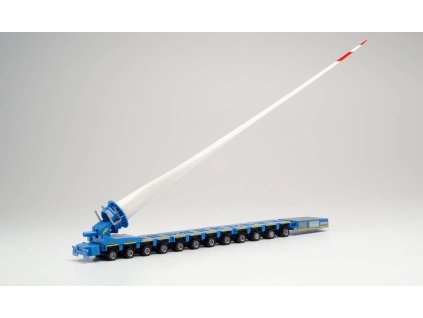 Goldhofer FTV 550 Flügeltransport s křídlem Felbermayr 187 Herpa (1)