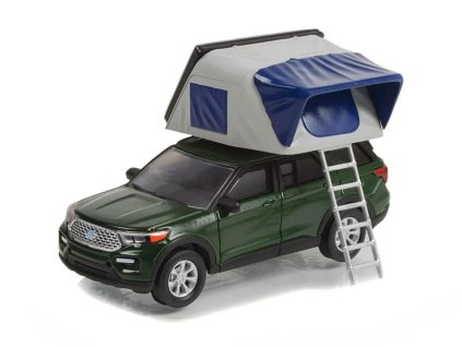 Ford Explorer Limited 2022 se střešním stanem 164 GreenLight (1)
