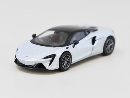 McLaren Artura RHD šedá 164 MiniGT (3)