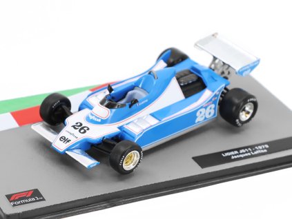 Ligier JS11 1979 Jacques Laffite 143 Formula 1 Cars časopis s modelem (2)