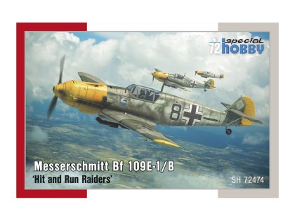 Messerschmitt Bf 109E 1B Hit and Run Raiders 172 Special Hobby
