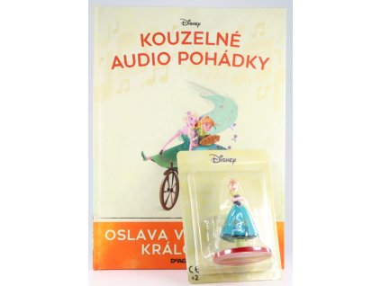 Oslava v Ledovém Království - kniha s figurkou Kouzelné Audio Pohádky Disney #82 - DeAgostini  Oslava v Ledovém Království - DeAgostini