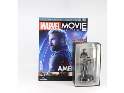 Avengers: Infinity War Capitan America 1:16 - časopis s figurkou DeAgostini Marvel Movie Collection