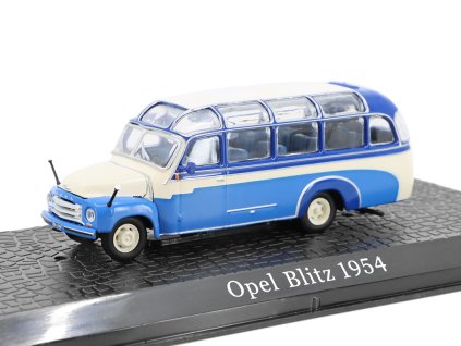 Opel Blitz autobus 1954 172 Atlas Bus Collection časopis s modelem BAZAROVÉ ZBOŽÍ (2)