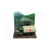 382024 2 gmc cckw 6x6 truck mobile hospital wwii diorama 1 64 johnny lightning