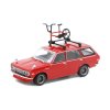 Datsun Bluebird 510 Wagon červená + kolo 164 TARMAC Models (3)