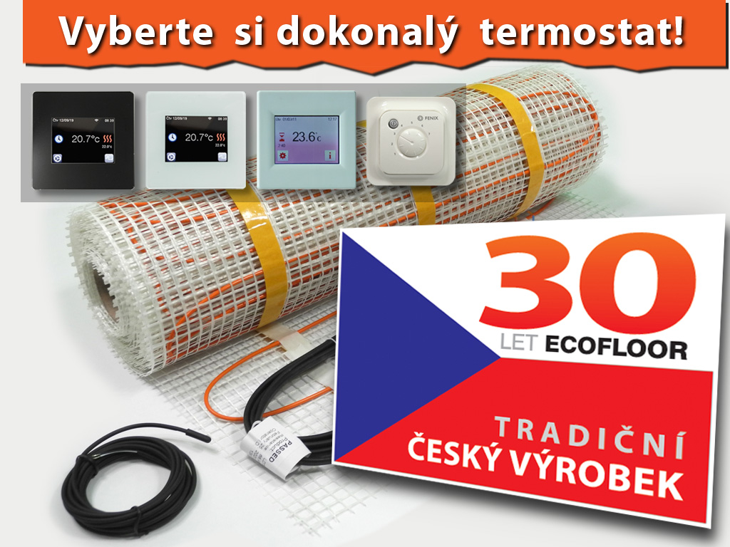 Sada Comfort Select 160 s WiFi termostatem pro podlahové topení do koupelny