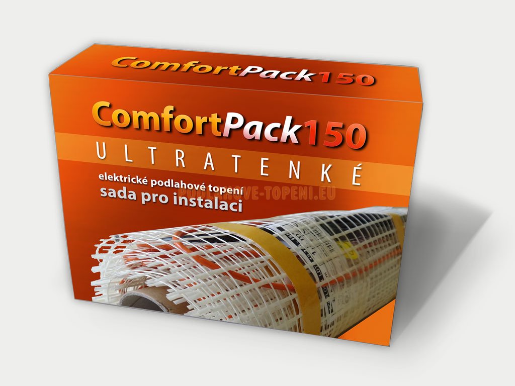 Comfort Pack 150/1 - sada 1 m2 ultratenké podlahové topení do koupelny