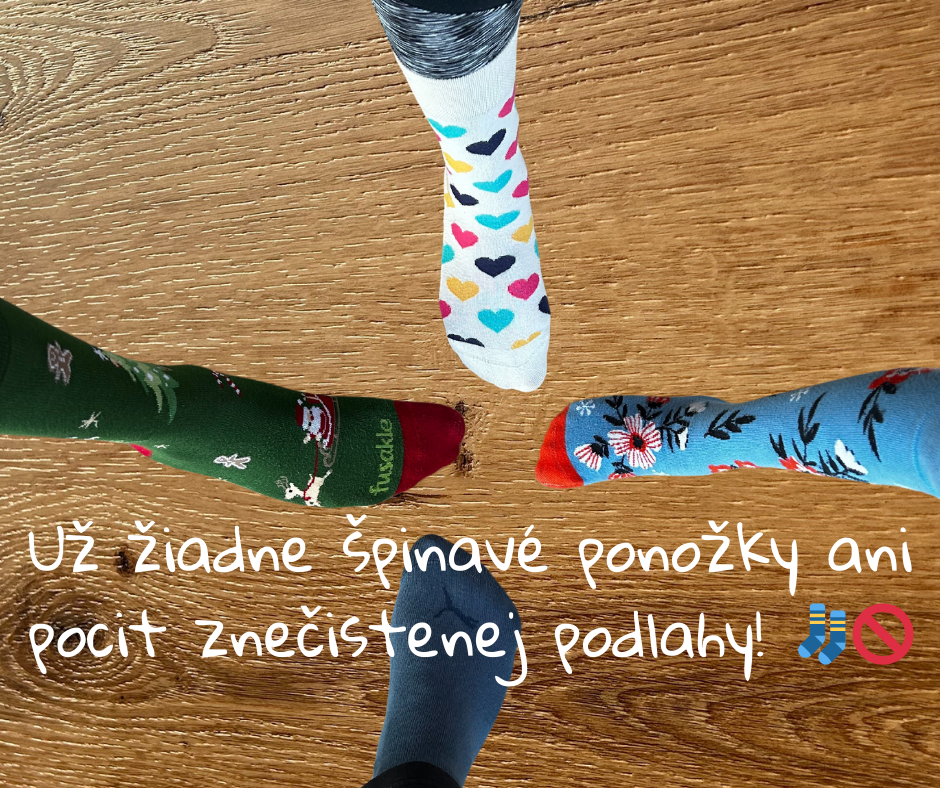 Už žiadne špinavé ponožky ani pocit znečistenej podlahy!