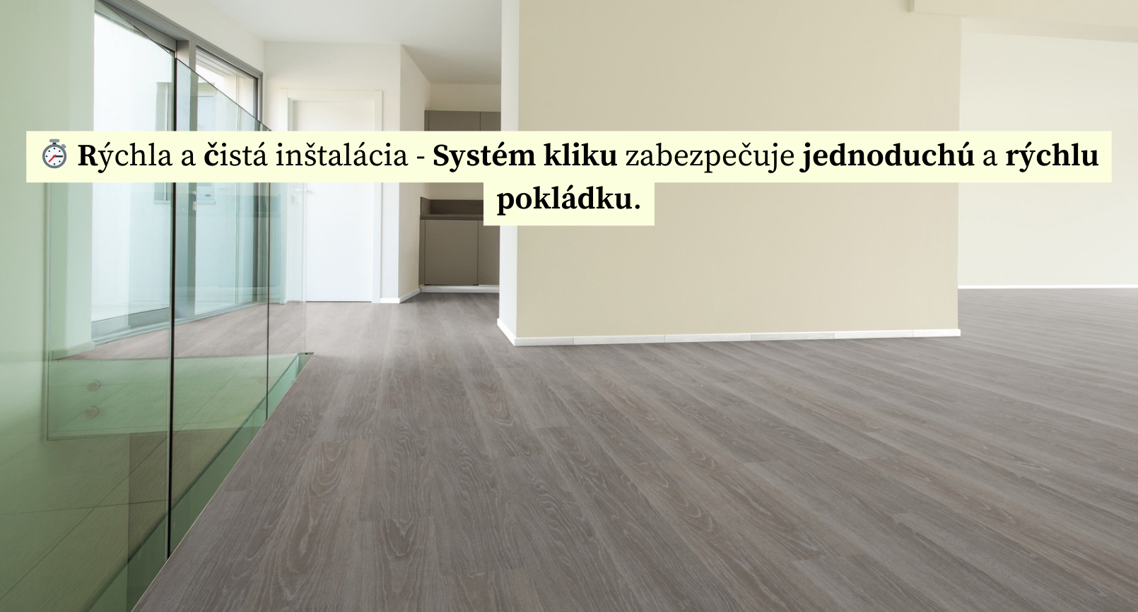 Vinylové podlahy Ecoline click na HDF doske s korkom