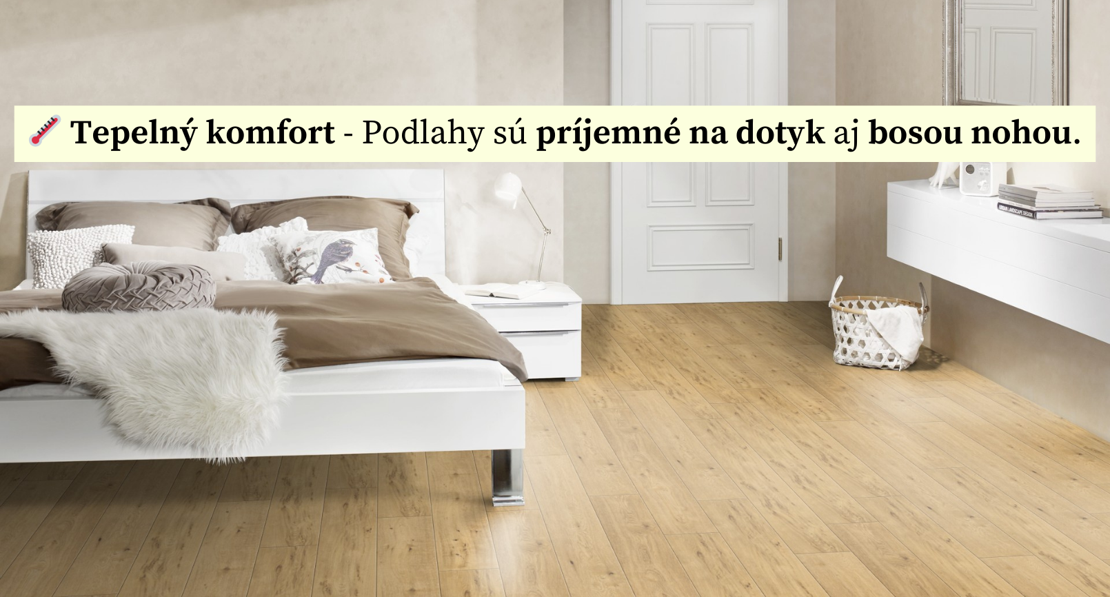 Aquafix click - kompozitná vinylová podlaha