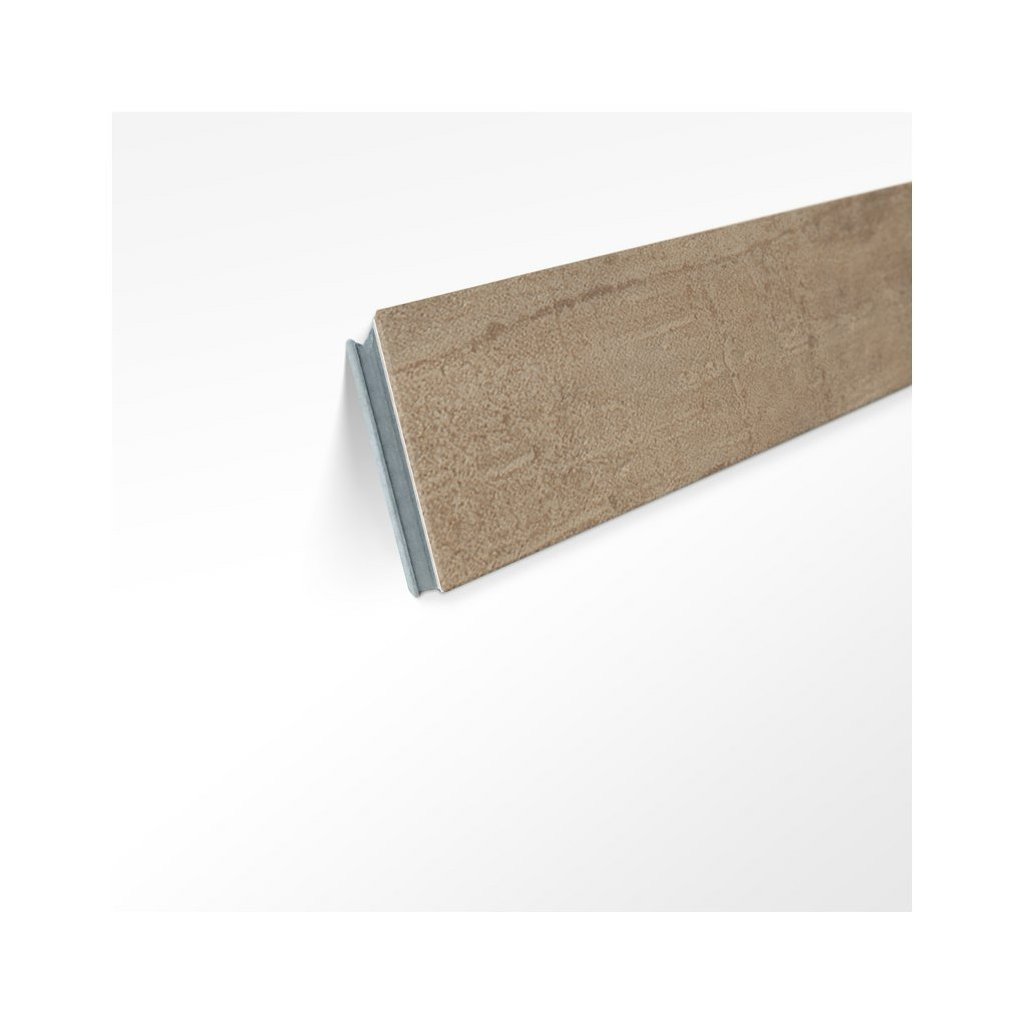 Soklová lišta K45 pro vinylové podlahy Aquafix Object 5704 Beton krémový lišta