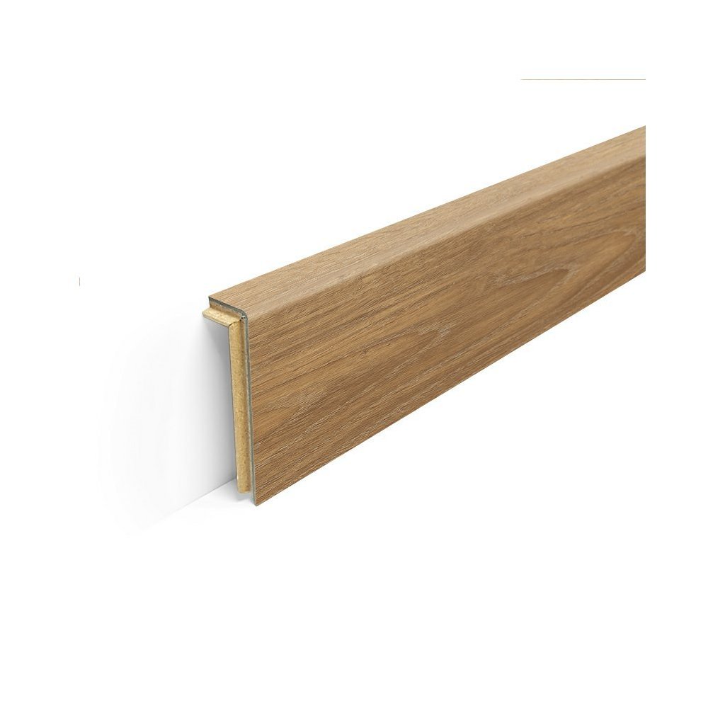 Originální soklová lišta klasická KS56 k podlaze Ecoline Click, Aquafix Click 9555 Dub bush