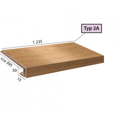 Ecoline Step 2A 9501 Dub prírodný podlahovo