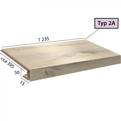 Ecoline Step 2A 9503 Borovica biela rustikal podlahovo