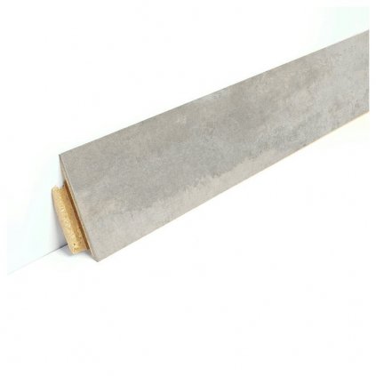 Originální soklová lišta zkosená K45 k podlaze Stoneline Click 1067 Cement bílý