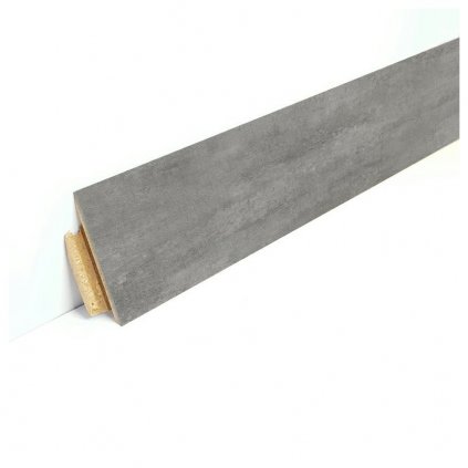 Originální soklová lišta zkosená K45 k podlaze Stoneline Click 1060 Cement steel