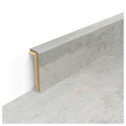 Originální soklová lišta klasická KS56 pro vinylové podlahy Klasická KS56 Stoneline Cement bílý 1067